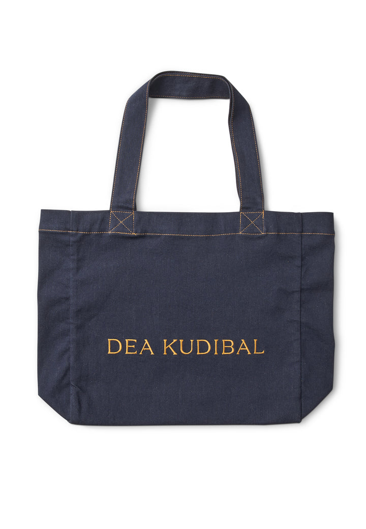 DENIM TOTE BAG - ACCESSORIES - Classic Blue